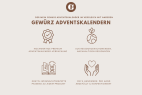 Gewürz-Adventskalender MEIN GENUSS Gewürz Adventskalender 2022 Vorteile