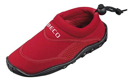 BECO Badeschuhe / Surfschuhe für Kinder rot 31