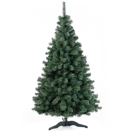 Künstlicher Weihnachtsbaum 180 cm Grün Tannenbaum Christbaum Tanne Unecht Weihnachtsdeko DecoKing Lena