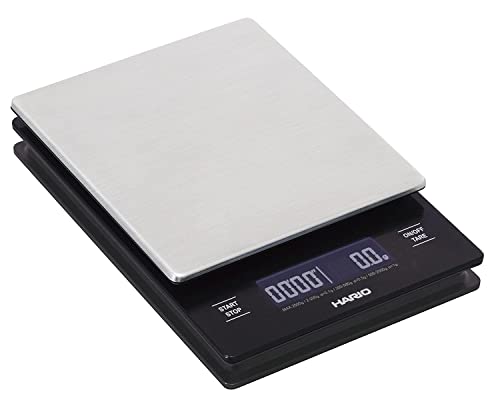 Hario V60 Metal Drip Scale - Feinwaage mit Timer - Edelstahl