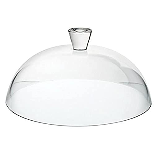 Pasabahce 95197 Patisserie Glass Dome mit Klassischer Runder Universalglocke, 30.7 cm Durchmesser, Transparent