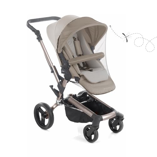 Jané Moskitonetz für Kinderwagen, Buggys, Tragetaschen und Babyschalen, universale Passform, gute Sichtbarkeit, Insektenschutz