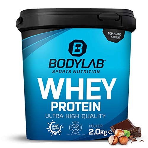 Bodylab24 Whey Protein Pulver, Haselnuss-Schokolade, 2kg