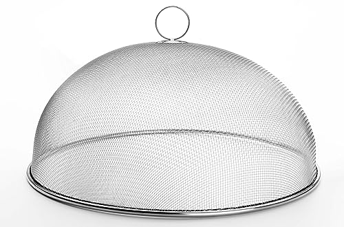 Weis 11528 Fliegenhaube 34 cm, Edelstahl, Silber, 34 x 34 x 14 cm