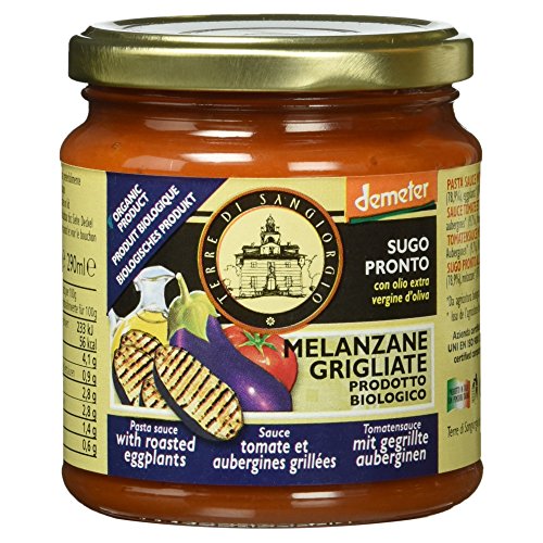 Terre Di Sangiorgio Bio Tomatensauce Mit Gegrillter Aubergine, 300g