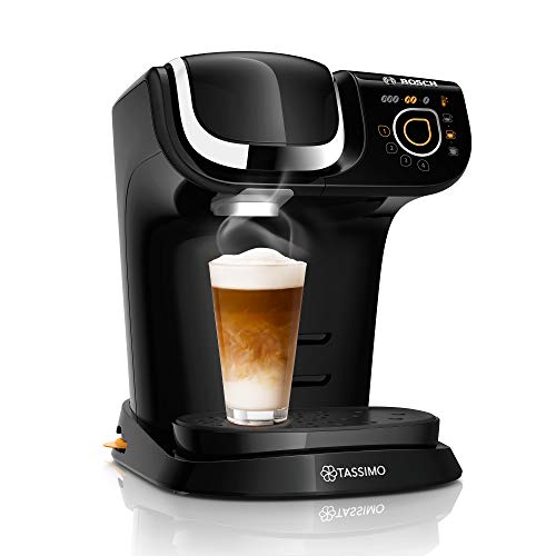 Tassimo My Way 2 Kapselmaschine TAS6502 Kaffeemaschine by Bosch, mit Wasserfilter, über 70 Getränke, Personalisierung, vollautomatisch, einfache Zubereitung, 1.500 Watt, 1,3 Liter, schwarz