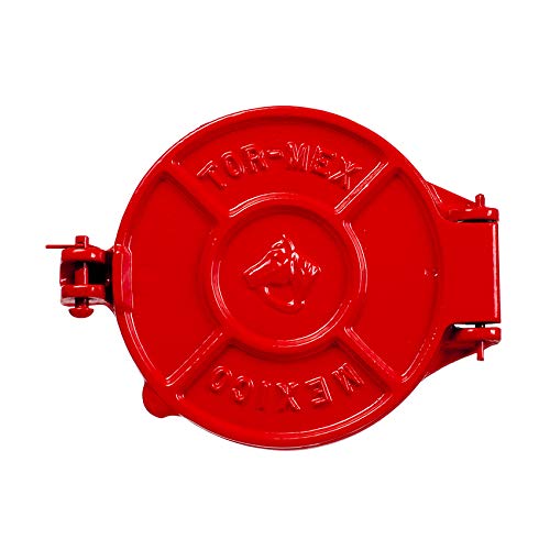 Herradura Tortilla-Presse aus Gusseisen, rot,16cm - Tortilla Press Red, 16 cm