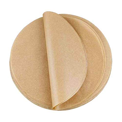 100 Blatt Ø30cm Airfryer Backpapier Für Heißluftfritteuse Zuschnitte Rund, Hitzebeständig Antihaftbeschichtet Pergamentpapier Für Pizza, Ofen, Luftfritteuse, Bratpfanne, Grill