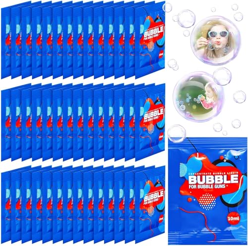 Blubbel 1,5L Seifenblasenflüssigkeit, Seifenblasen Flüssigkeit Konzentrat für Seifenblasenpistole, Seifenblasenmaschine, Seifenblasen Pusten, Bubble Gun, Nachfüllflasche Seifenblasen Pistole, Hochzeit