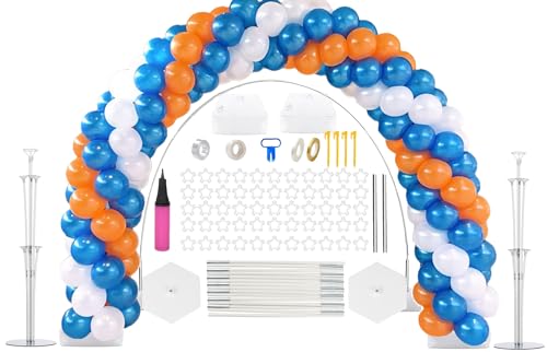 PILIN wiederverwendbare Ballonbogen Kit einstellbar 6M langlebige Faser Ballonbogen Stand Kit Für die Dekoration von Geburtstagsfeiern, Hochzeiten, Jubiläen