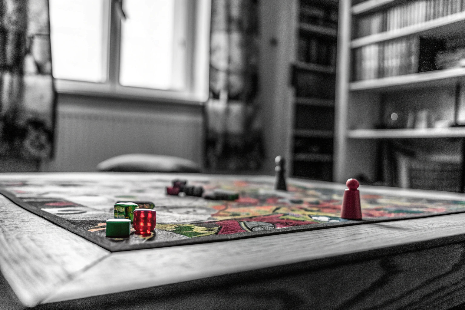 Brettspiel im Spielzimmer