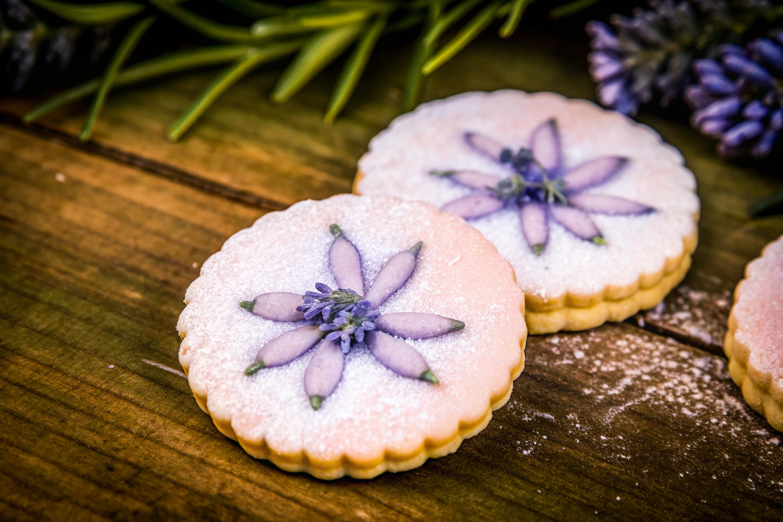 Lavendel-Zitronen-Plätzchen