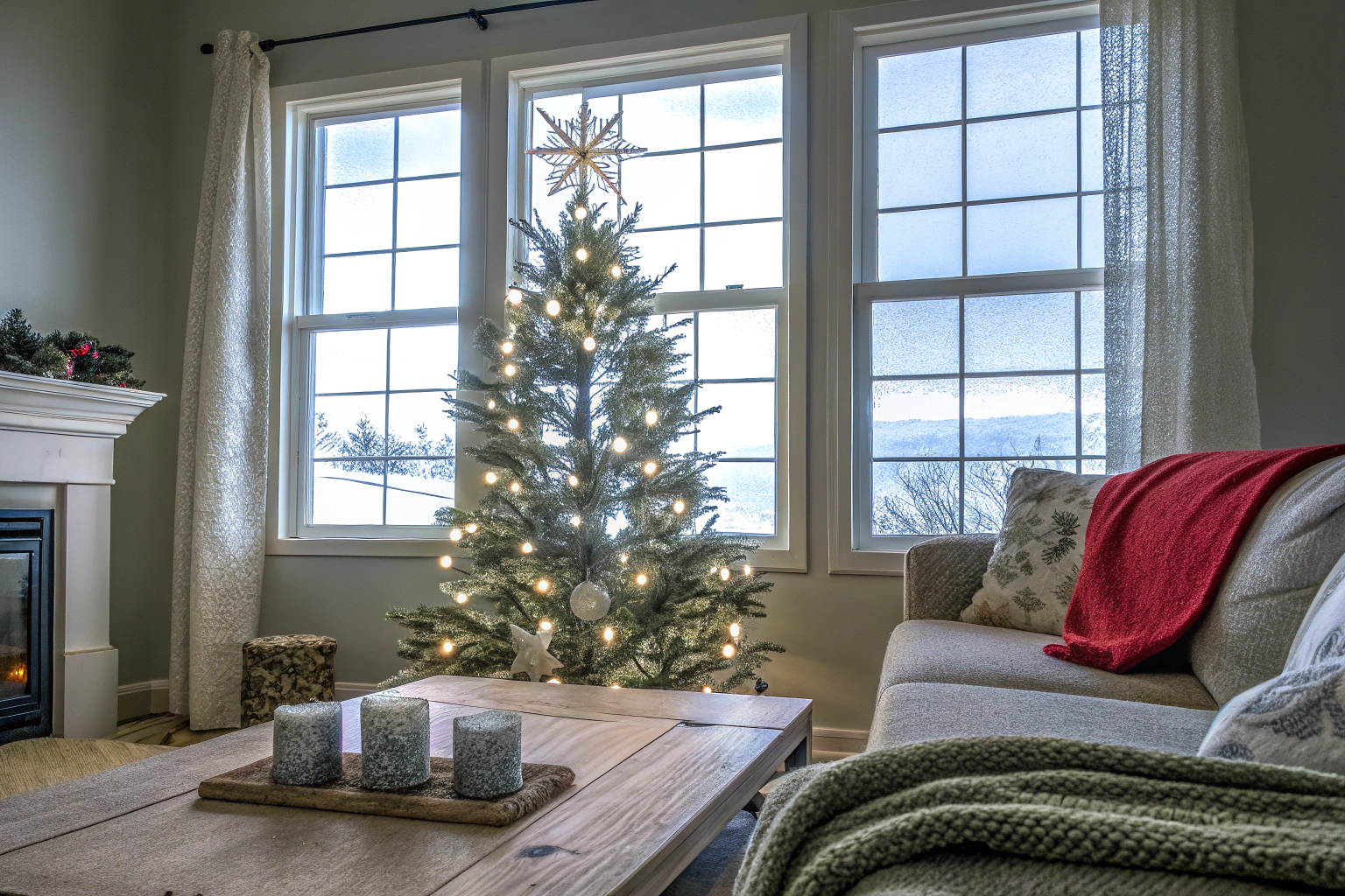 Wohnzimmer Weihnachtsdeko