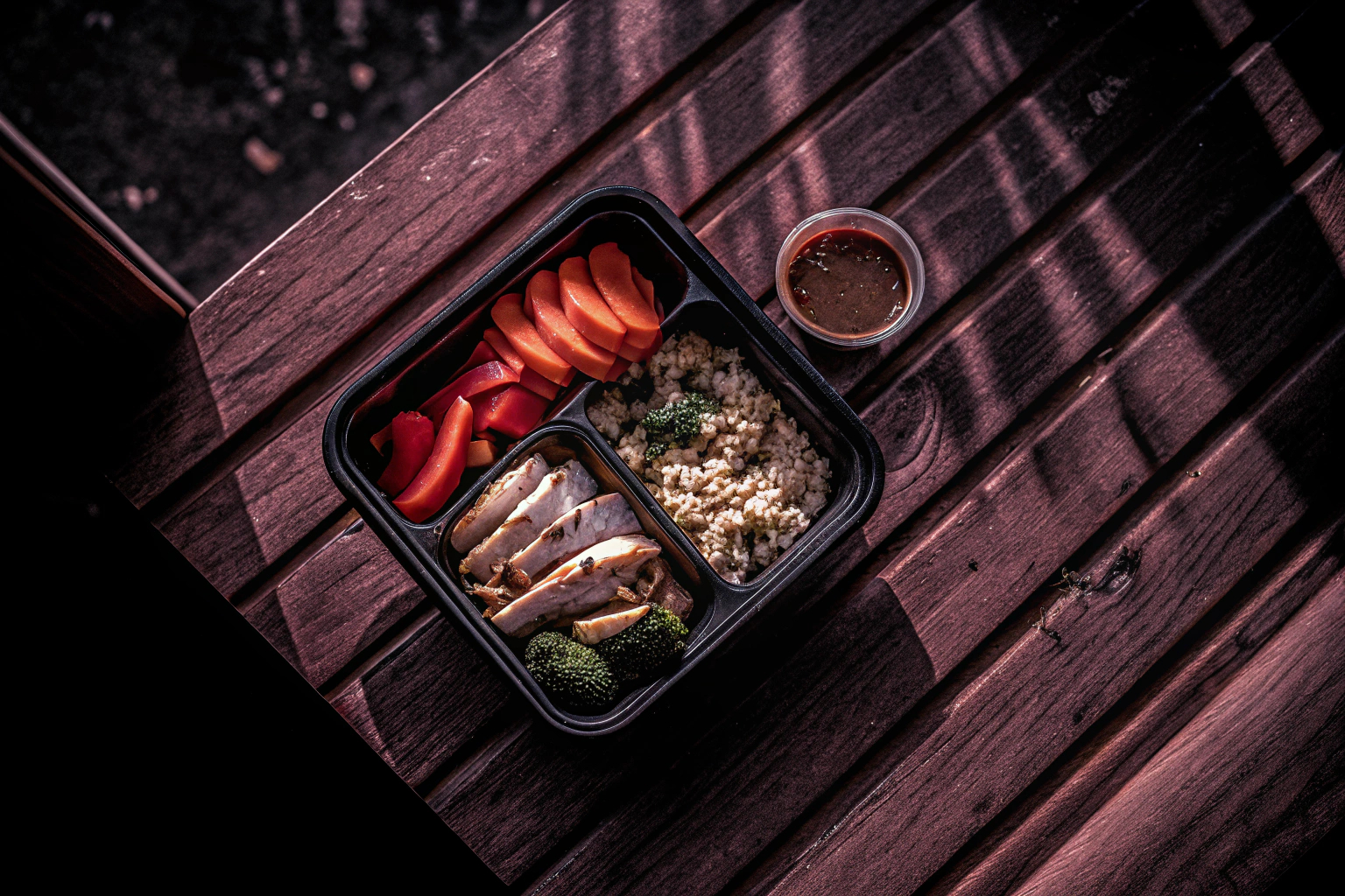 Igluu 2-Fach Meal Prep Container mit Mahlzeit