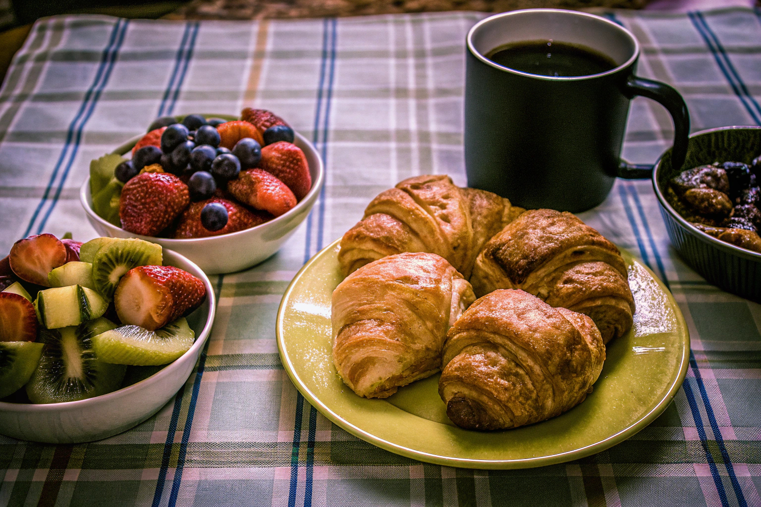 Brunch-Tisch mit Spezialitäten