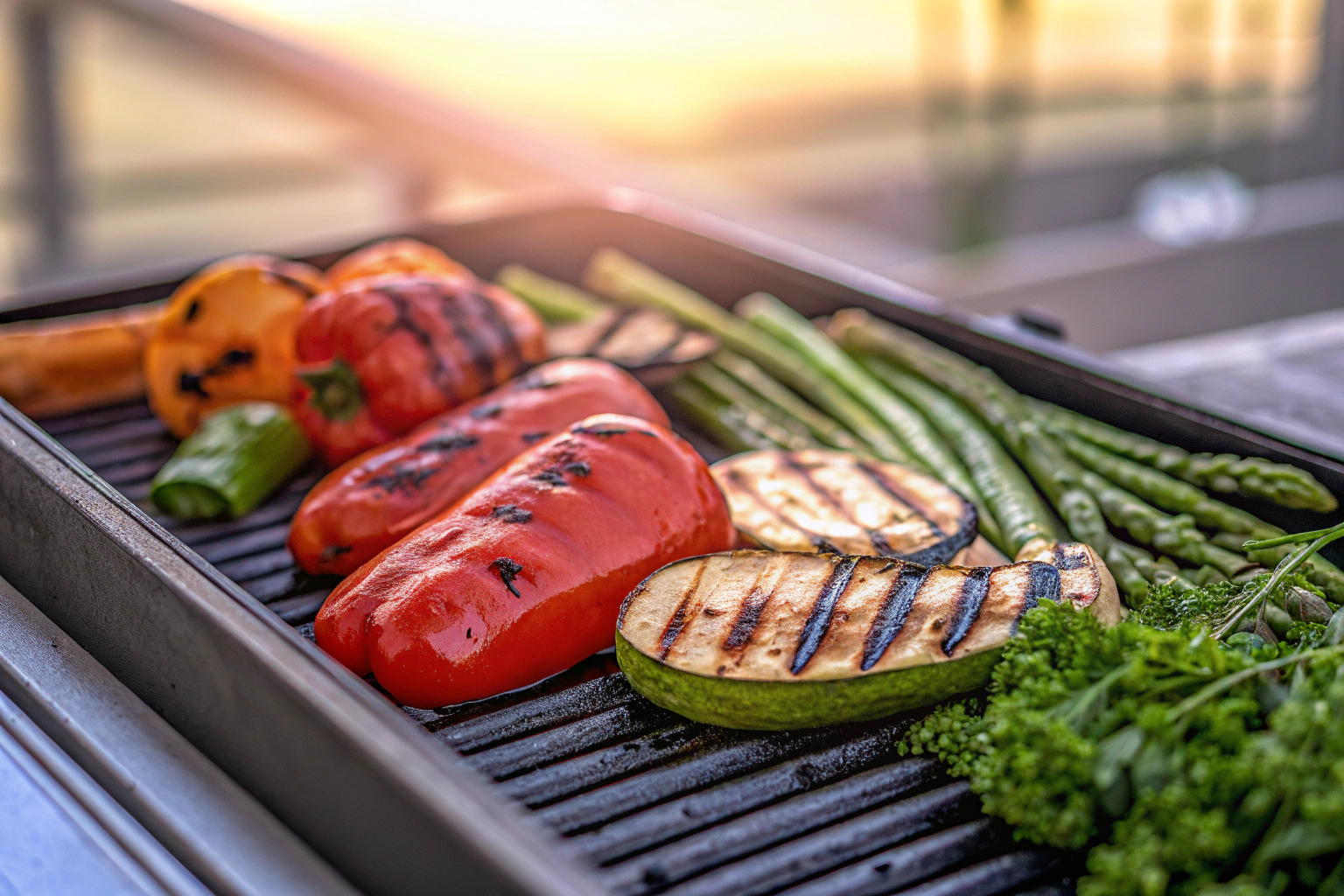 Gegrilltes Gemüse auf dem Grill