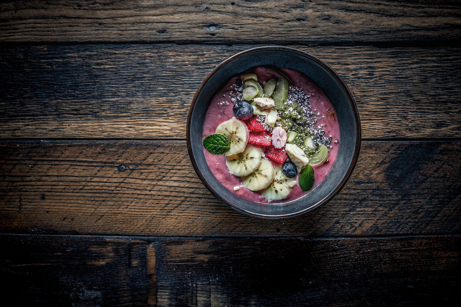 Bunte Smoothie Bowl