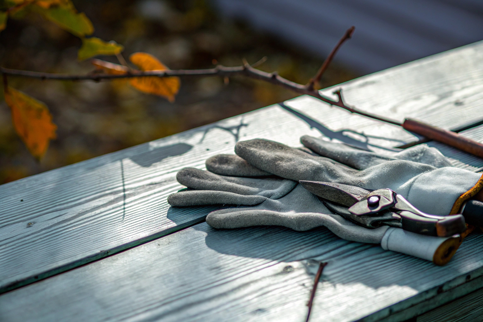 Gartenwerkzeug für die Wintervorbereitung