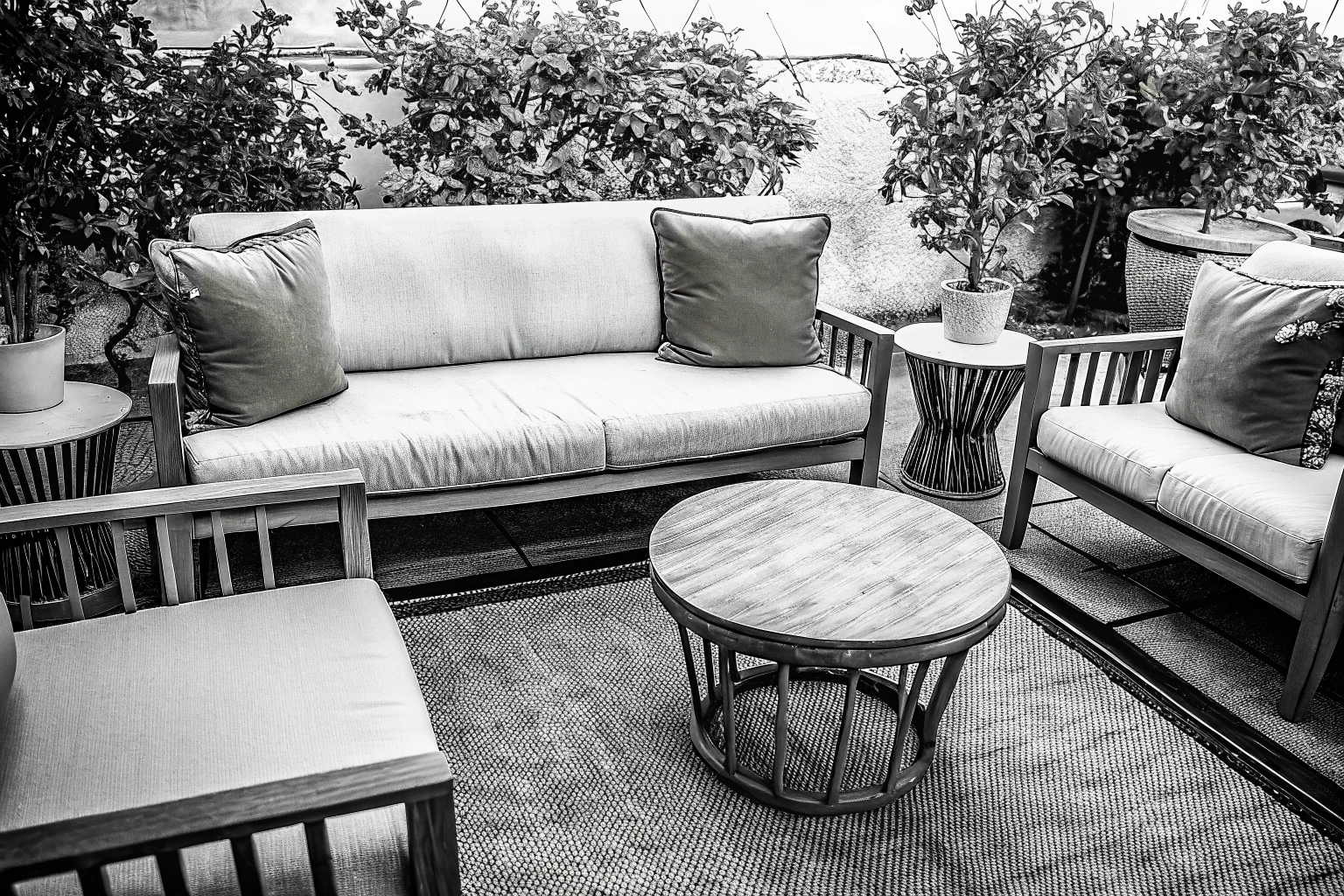 Moderne Outdoor-Lounge