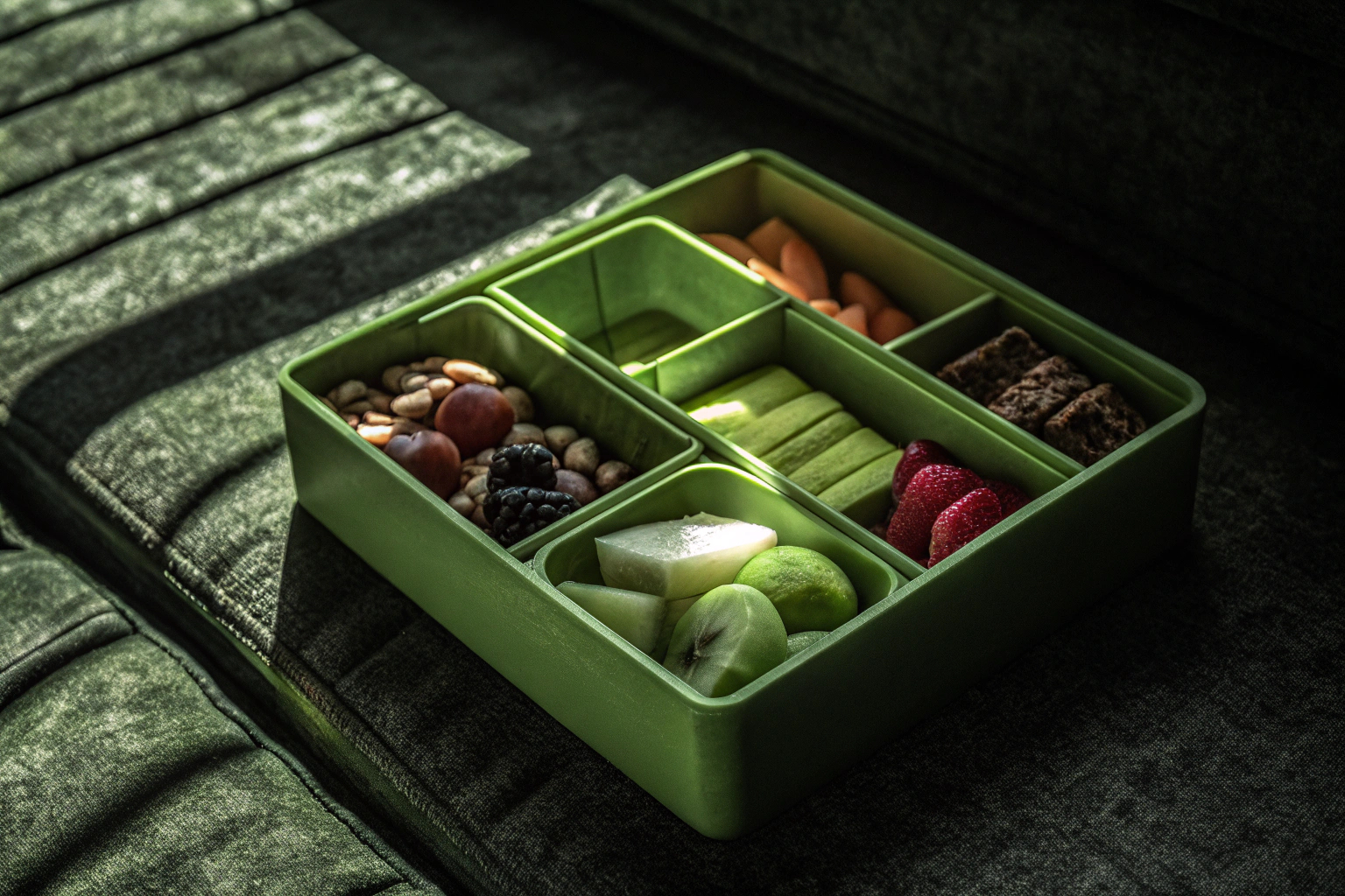 Sagreeny Snackbox mit Snacks