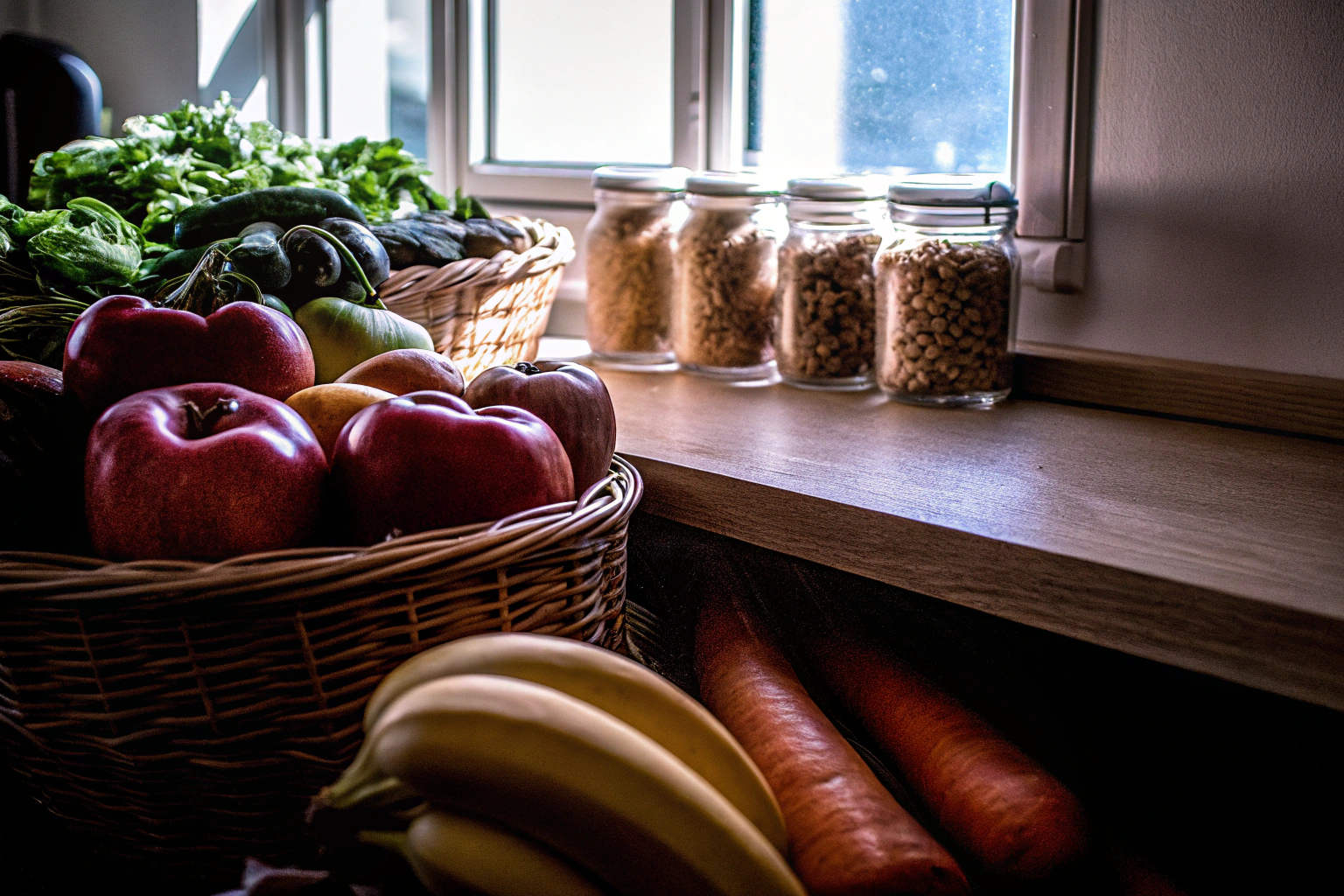 Frisches Obst und Gemüse