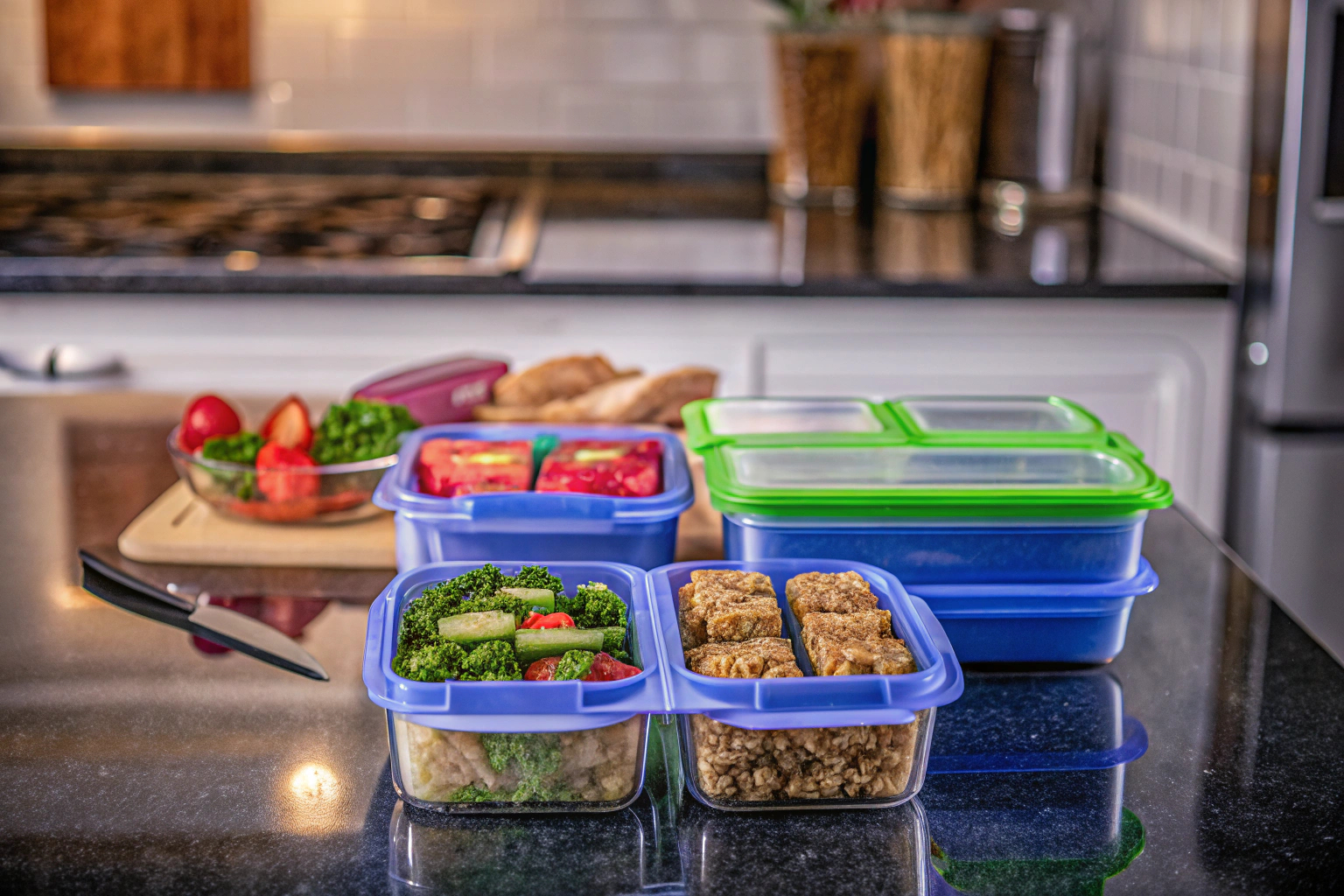 Igluu Meal Prep Container in moderner Küche