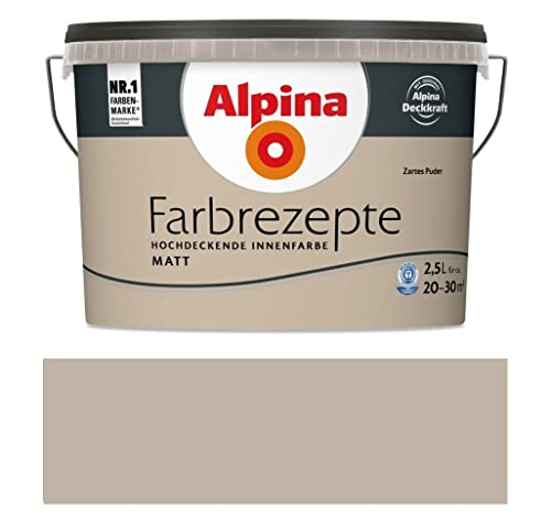 Alpina Farbrezepte Innenfarbe – Zartes Puder matt