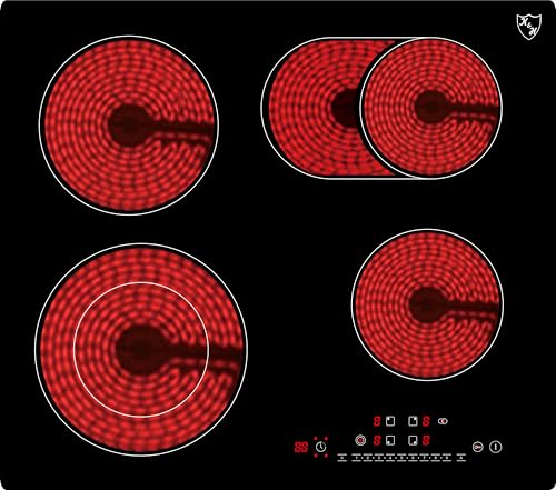 K&H 4 Zonen Glaskeramikkochfeld