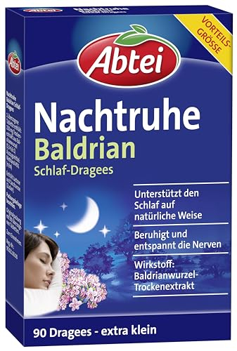 Abtei Nachtruhe Baldrian Schlaf-Dragees