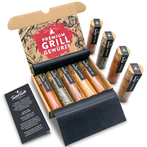 TIMBER TASTE® Grill Gewürze Geschenkset