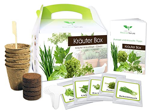 Magic of Nature Kräuter Box CLASSIC Anzuchtset