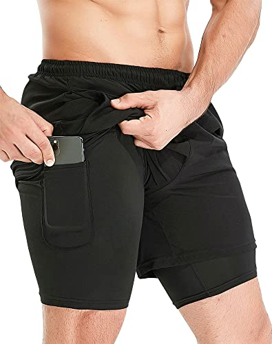 HOPLYNN Herren 2 in 1 Shorts