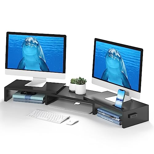 BONTEC Dual Monitor Stand Riser