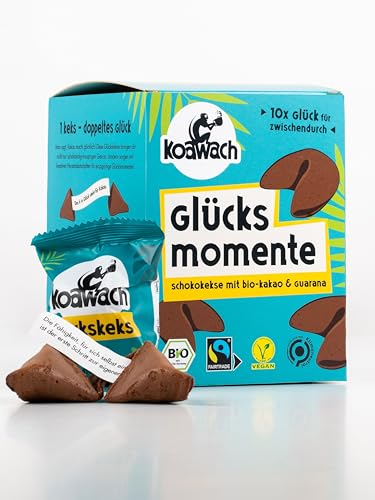 koawach Glückskekse Glücksmomente Schokolade Vegan