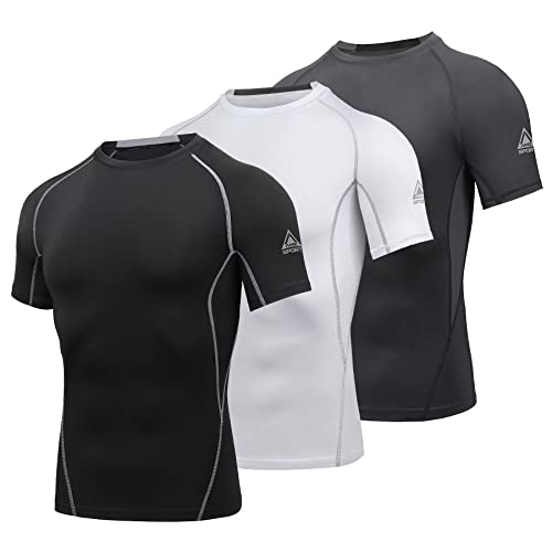 AMZSPORT Herren Kompressionsshirt