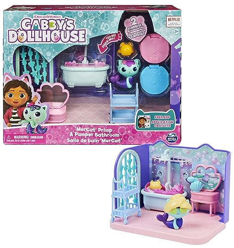 Gabby‘s Dollhouse Deluxe Raum, Primp and Pamper Bathroom