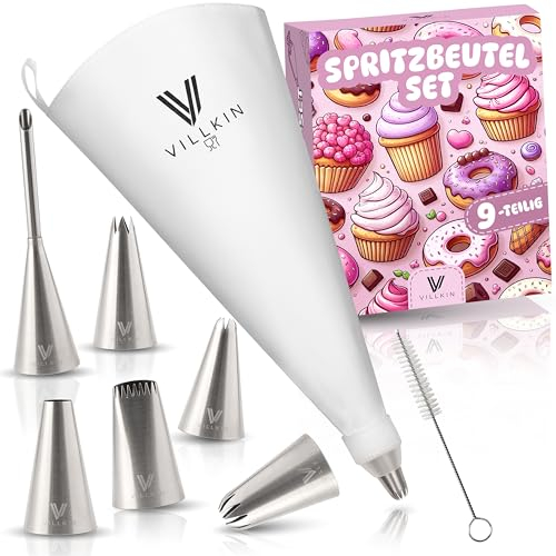 Villkin Spritzbeutel-Set 9-teilig