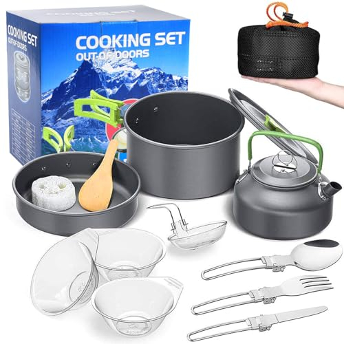 aiGear Camping Kochgeschirr Set