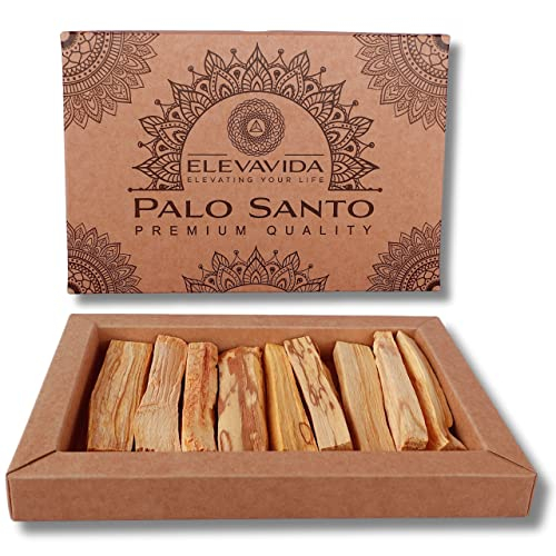 ELEVAVIDA Palo Santo 90g (9–11 Stäbe) aromatisch duftendes Räucherholz aus Peru