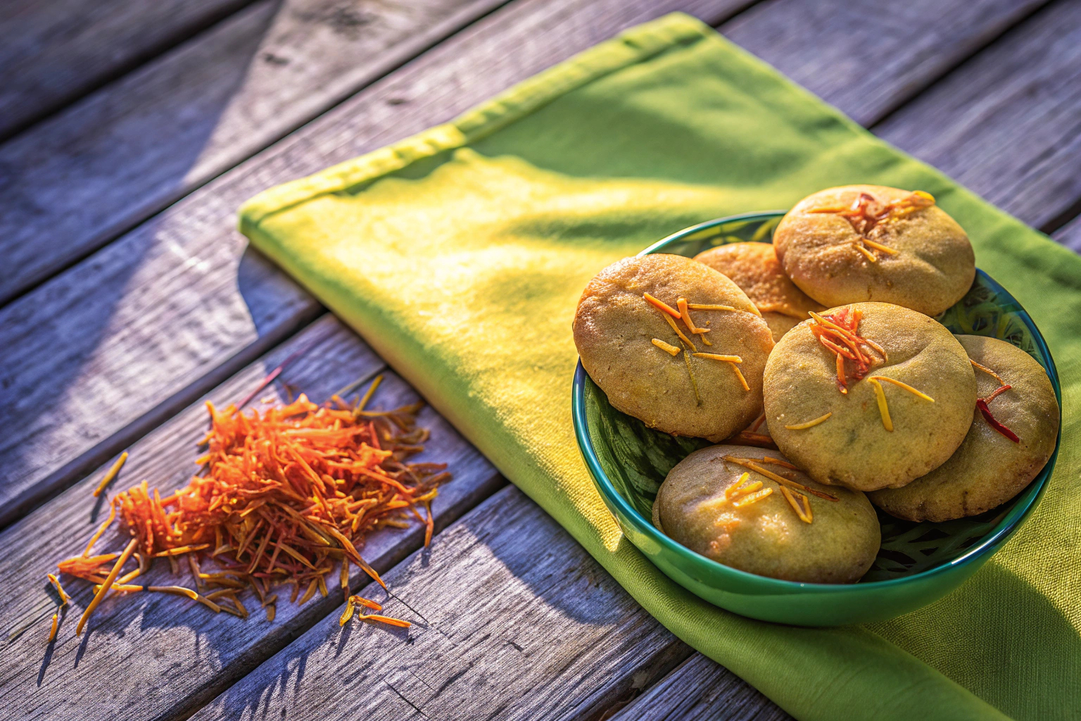 Safran-Orangen-Plätzchen