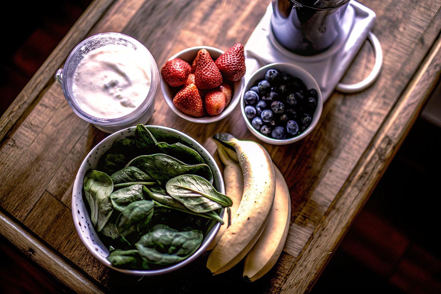 Frische Zutaten für Smoothies