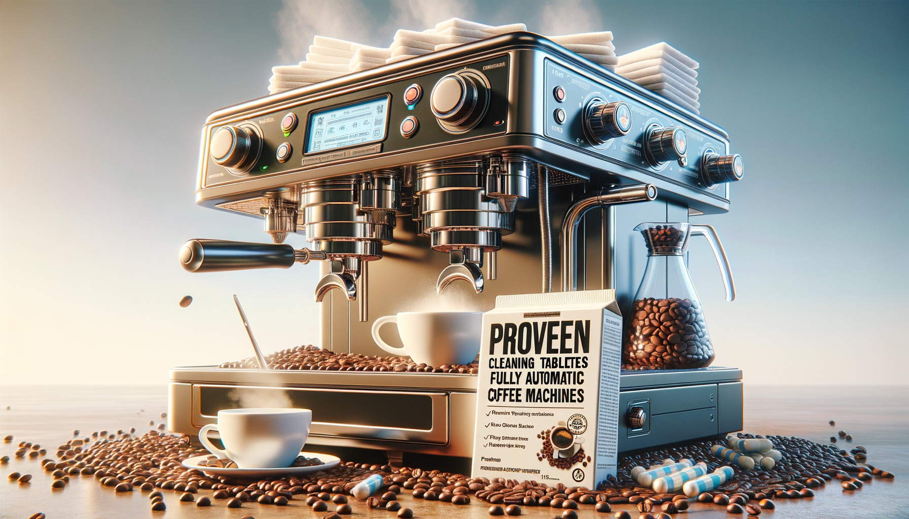 40 Reinigungstabletten 2-Phasen 3,5g für Kaffeevollautomaten